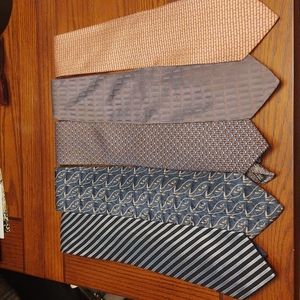 Lot of 5 silk ties
